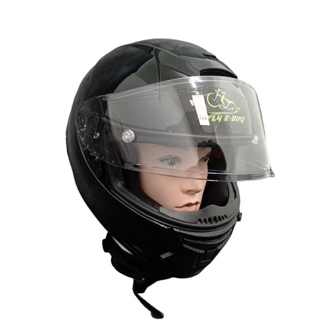Casco para motociclista delivery con protector de quijada