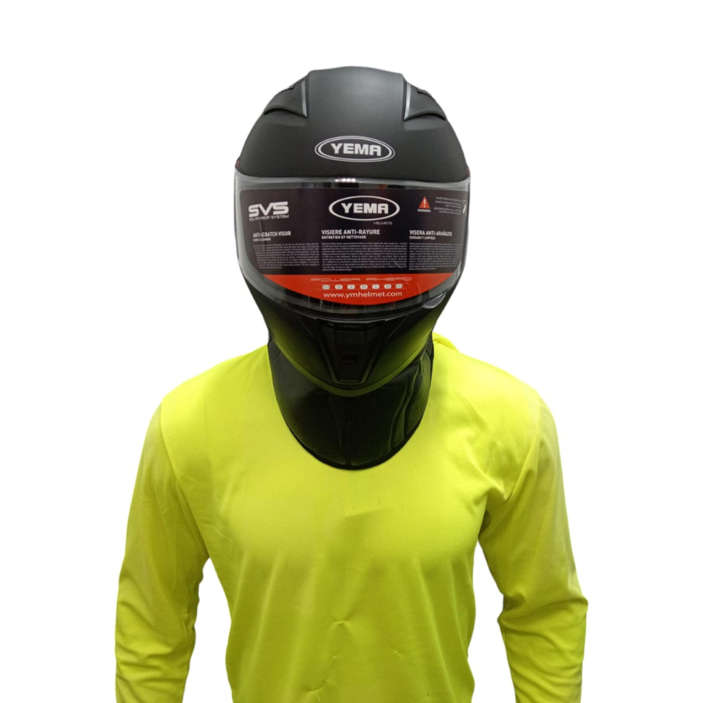 Casco para motociclista delivery
