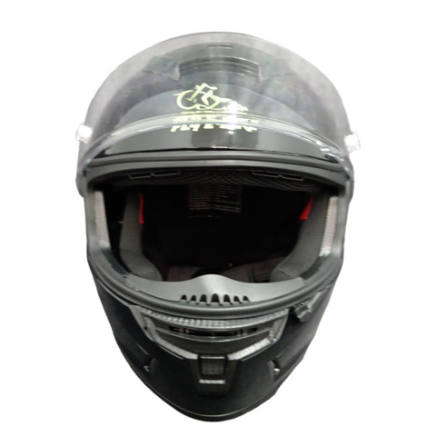 Casco para motociclista delivery con protector de quijada