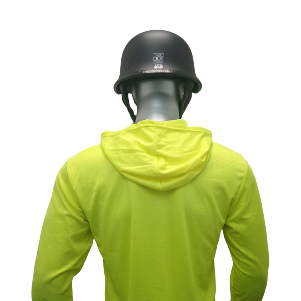 Casco tipo aleman para moto, delivery