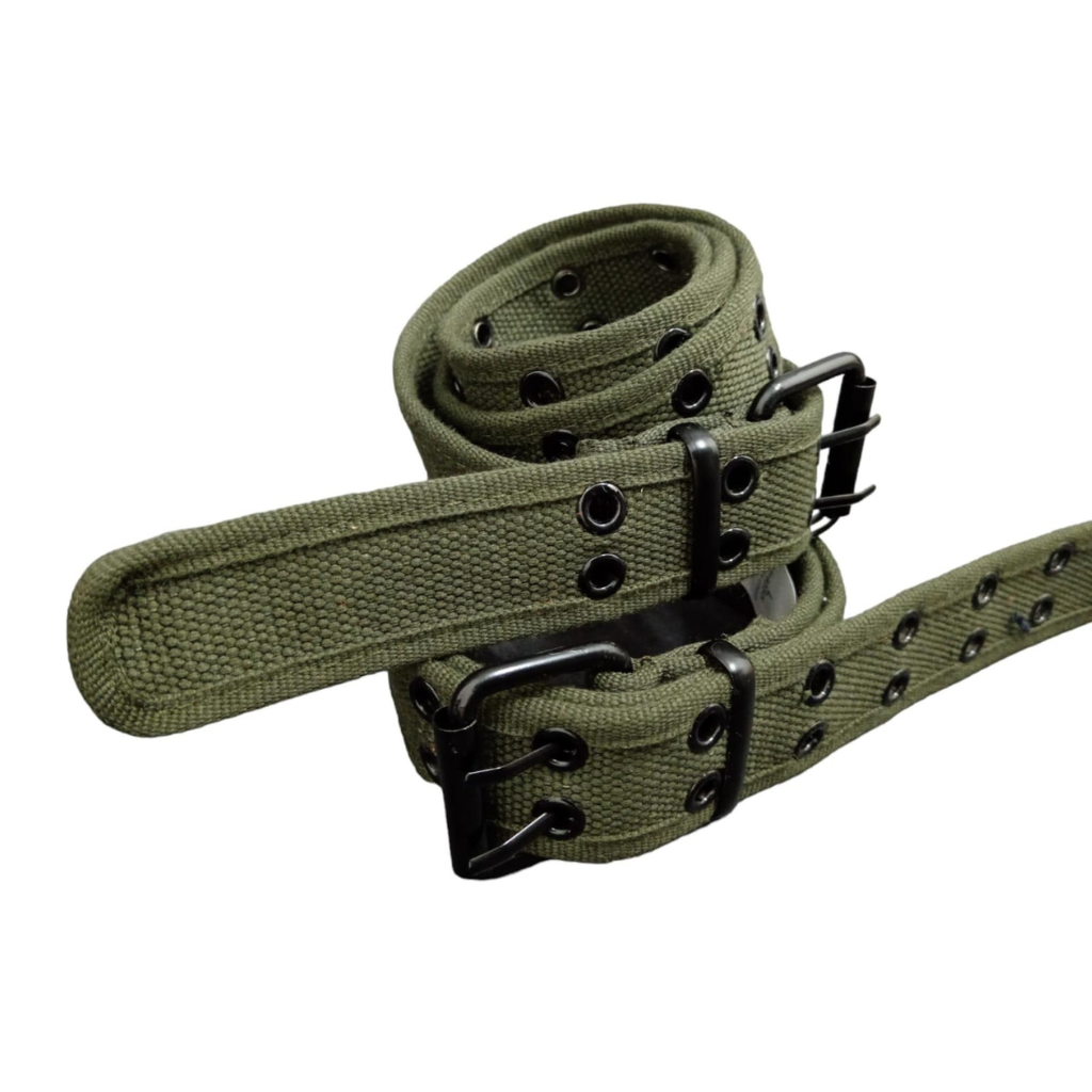 Correa de lona doble ojal para hombre