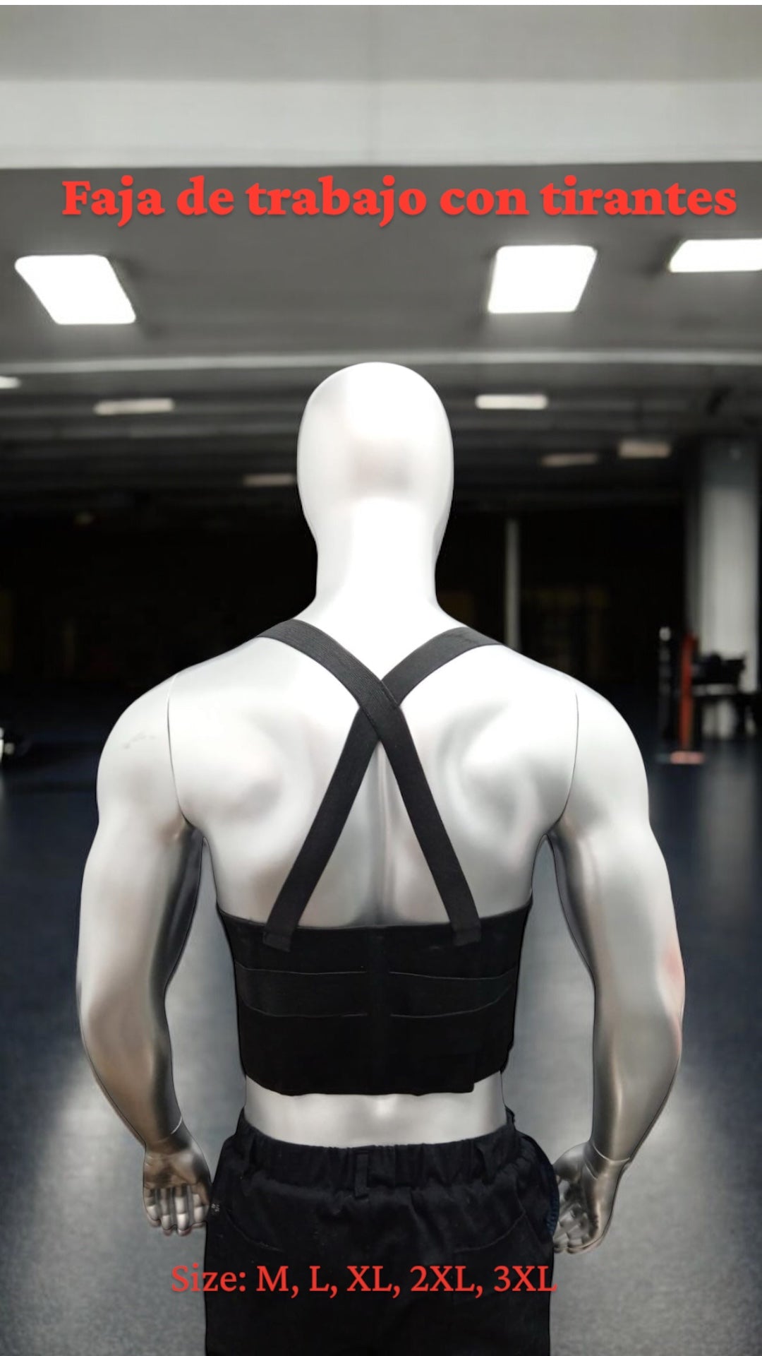 Faja de trabajo con tirantes